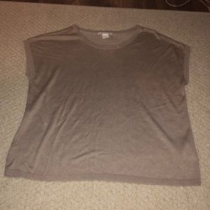Tan brown tee